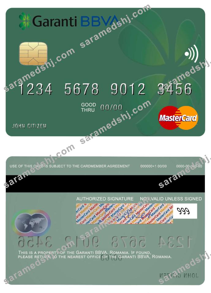 Romania Garanti BBVA mastercard
